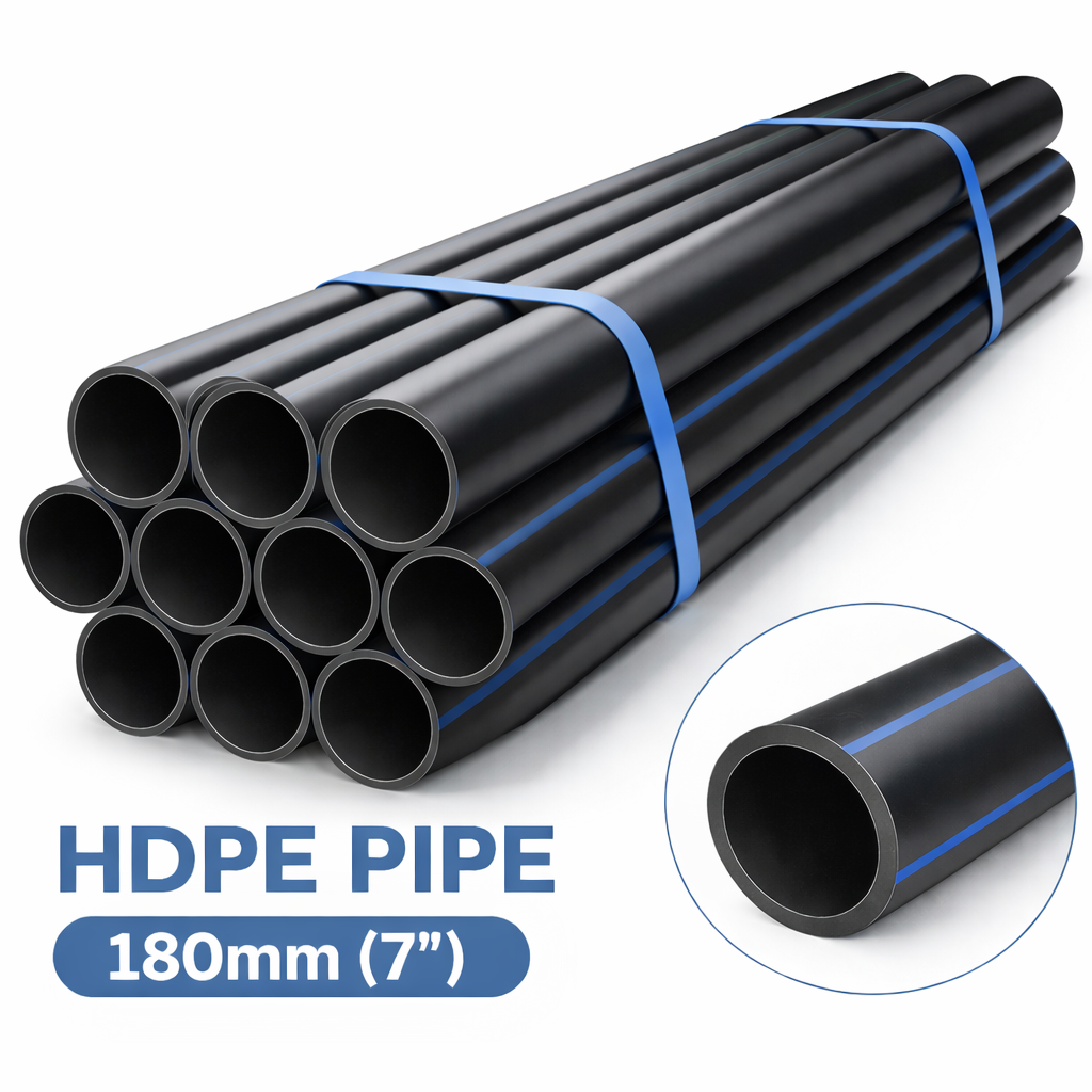 HDPE Pipe 180mm (7")